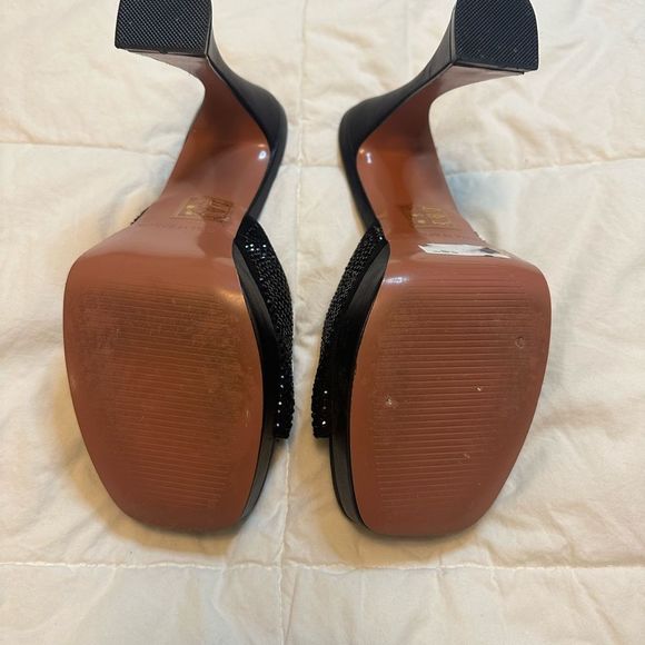 Call it Spring Catalinaa Women's heeled mules with black rhinestone size 7.5 - Picture 5 of 6